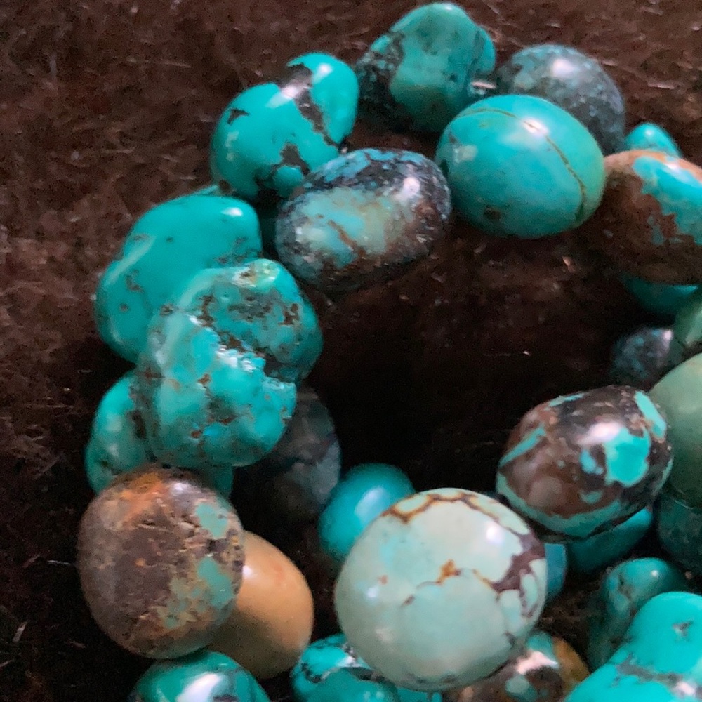 Turquoise wrap bracelet - Picture 4 of 6
